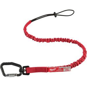 Locking Tool Lanyard - Bungee, Carabiner/Loop, 10 lbs., 36"