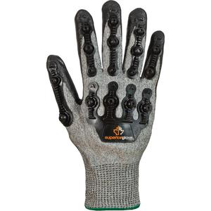 TenActiv™ STXFNVB Impact Gloves - Large, Medium, X-Large, 2X-Large, Knit Wrist, Synthetic, ANSI Level 5, ANSI Level 3