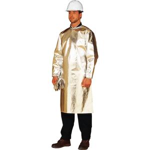 ALM 300 Long Heat Protective Apron/Smock - Aluminized Fibreglass, 48", Large