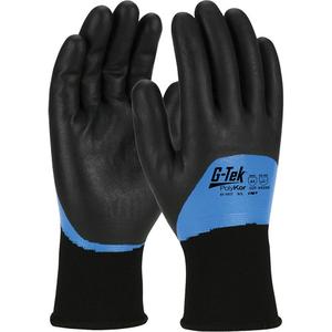 G-Tek® PolyKor® Insulated Cut-Resistant Glove - Large, Small, Medium, X-Large, 2X-Large, 15, Engineered Yarn, Nitrile, Dipped Palm, ANSI/ISEA 105 Level 4, EN 388 Level 4, EN 388 Level 3, EN 388 Level 2