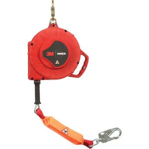 Rebel™ Self Retracting Lifeline - 50', 1, Galvanized Steel, Swivel, Carabiner, Snap Hook, SRL