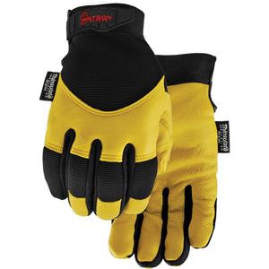 9005W Flextime Winter Gloves - Large, Small, Medium, X-Large, Thinsulate™, Grain Goatskin, Elastic