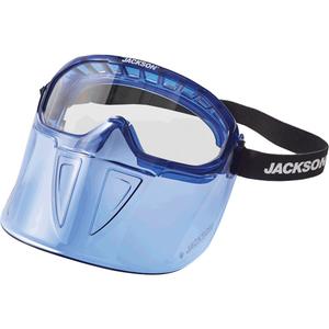 GPL500 Premium Goggle with Detachable Face Shield - Indirect, 3.0, ANSI Z87+, Anti-Fog, Elastic, Blue