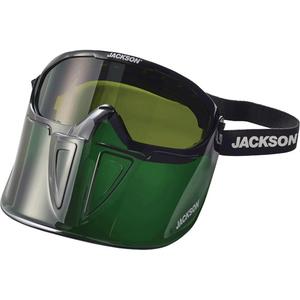 GPL500 Premium Goggle with Detachable Face Shield - Indirect, 3.0, ANSI Z87+, Anti-Fog, Elastic, Green