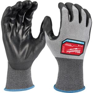 High Dexterity Gloves - Small, Medium, Large, X-Large, 2X-Large, 18, Polyethylene, Polyurethane, Dipped Palm, ANSI/ISEA 105 Level 3, EN 388 Level 4, EN 388 Level 4, EN 388 Level 2, Unrated, Grey