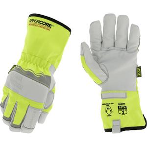 Hi-Viz Needlestick Protection Gloves - Small, Medium, Large, X-Large, 2X-Large, Non-Knit, DuraHide™, Polyurethane, Not Coated, ASTM ANSI Level A5, EN 388 Level 4, EN 388 Level 4, EN 388 Level 3