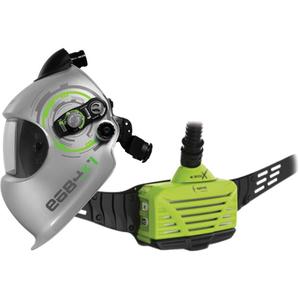 e3000x Welding Belt-Mount PAPR System - Welding Helmet/Headcover & Faceshield, Lithium-Ion