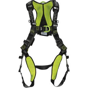 H700 Series Premium Full Body Harness - Ladder Climbing/Descent Control/Fall Arrest, ADL, 420 lbs., X-Small, Small/Medium, Universal, 2X-Large, 3X-Large/4X-Large, Back - Front, Quick-Connect, Quick-Connect