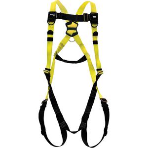 H1OO Harness - Fall Arrest, 420 lbs., Small/Medium, Universal, 2X-Large/3X-Large, Back, Pass-Through/Mating, Pass-Through/Mating, Steel, 1-3/4" Polyester