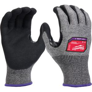 High-Dexterity Dipped Gloves - Small, Large, X-Large, 2X-Large, 18, Nylon/Polyethylene/Tungsten, Nitrile, Dipped Palm, EN 388 Level 4/ASTM ANSI Level A7, EN 388 Level 4, EN 388 Level 4, EN 388 Level 3