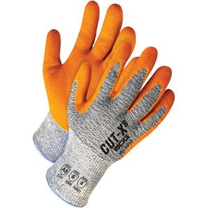 Cut-X™ Coated Cut-Resistant Gloves - X-Large/10, X-Small/6, Small/7, Medium/8, Large/9, 2X-Large/11, 13, HPPE, Nitrile, Dipped Palm, ASTM ANSI Level A8, ANSI/ISEA 105 Level 6, Unrated, ANSI/ISEA 105 Level 4