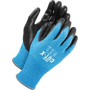 Cut-X™ Cut-Resistant Needlestick Gloves - X-Large/10, X-Small/6, Small/7, Medium/8, Large/9, 2X-Large/11, 13, HPPE/Nylon/Stainless Steel/Cotton, Foam Nitrile, Dipped Palm, ASTM ANSI Level A9, Unrated, Unrated