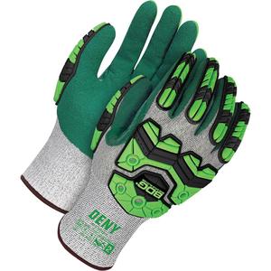 Deny™ Impact-Resistant Touch Screen Gloves - X-Large/10, X-Small/6, Small/7, Medium/8, Large/9, 2X-Large/11, 13, HPPE, Nitrile, Dipped Palm, ASTM ANSI Level A6, ANSI/ISEA 105 Level 4, Unrated, ANSI/ISEA 105 Level 4