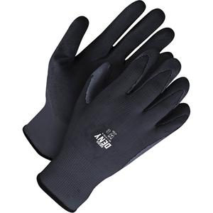 Deny™ Coated Gloves - X-Large/10, X-Small/6, Small/7, Medium/8, Large/9, 2X-Large/11, Nylon, Foam Nitrile, Dipped Palm, Unlined, Black, EN 388 Level 4, EN 388 Level 3, EN 388 Level 2