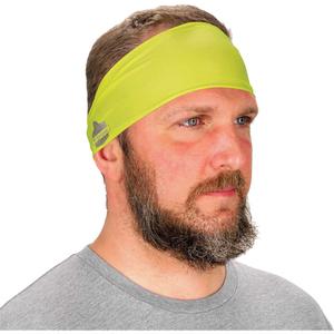 Chill-Its 6634 Cooling Headband - High Visibility Lime-Yellow