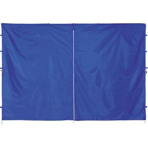 SHAX 6096 Pop-Up Tent Sidewall with Zipper - Polyester, Polyurethane, Blue, 10' x 10'