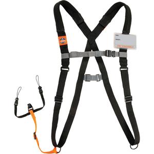 Squids 3138 Padded Barcode Scanner Harness & Lanyard for Mobile Computers - Fixed Length, Loop, Black, Large