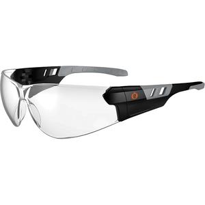 Skullerz SAGA Frameless Safety Glasses - Meets/Exceeds CSA Z94.3/ANSI Z87+, Clear, Smoke, Indoor/Outdoor, Anti-Fog/Anti-Scratch, Matte Black