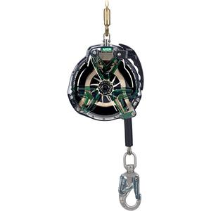 V-TEC™ Self-Retracting Lifeline - 30', 1, Stainless Steel, Swivel, Snap Hook, Steel, Snap Hook, Steel, SRL