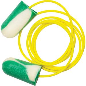 Mega Bullet™ BioSoft™ Biobased Earplugs - Corded, 32, One-Size, Meets/Exceeds CSA Class AL, Bulk - Box