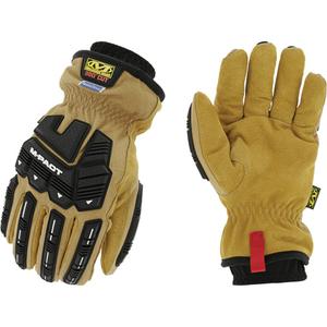 Coldwork™ Waterproof M-Pact® Driver Gloves - 8, 9, 10, 11, 12, Elastic, Grain Leather, ANSI Level 2