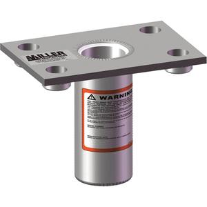 Miller® Flush Floor Mount Sleeve - A-36 Steel Plate, Welded Mild Steel, AWS, Sch.40 Pipe