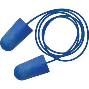 Food Pro Bullet™ BioSoft™ BioBased Metal Detectable Earplugs - Corded, 32, One-Size, None, Bulk - Box