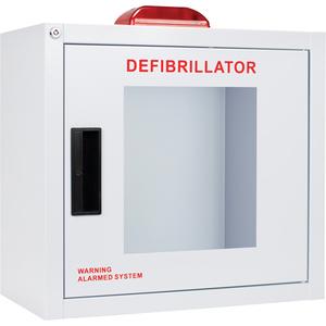 Standard Large AED Cabinet with Alarm & Strobe - Zoll AED Plus®/Zoll AED 3™/Cardio-Science/Physio-Control, Non-Medical