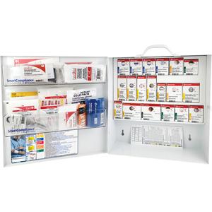 SmartCompliance® First Aid Cabinet - Meets CSA Z1220-17 Type 3 High-Risk Environment, Small (2-25 Workers), Metal Box, Class 2, Meets CSA standards for Type 3 Intermediate, 2 to 25, 16,5", 15,75"