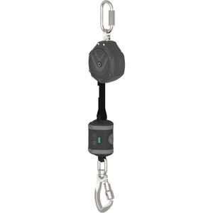 V-Shock® Non-Leading Edge Personal Fall Limiter - 6', 1, Web, Swivel, Carabiner, Steel, Snap Hook, Aluminum, SRL, ALTAKS-C
