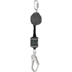 V-Shock® Non-Leading Edge Personal Fall Limiter - 6', 1, Web, Swivel, Carabiner, Steel, Snap Hook, Aluminum, SRL, AL36CLS-C