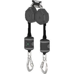 V-Shock® Non-Leading Edge Personal Fall Limiter - 6', 2, Web, Swivel, Twin Link Carabiner, Steel, Snap Hook, Aluminum, SRL, ALTAKS-C