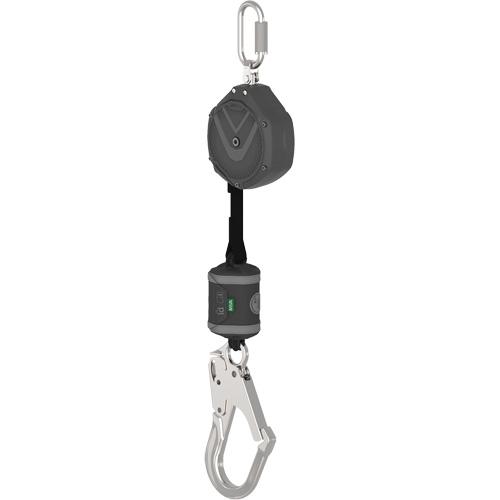 V-Shock® Non-Leading Edge Personal Fall Limiter - 8', 1, Web, Stationary, Carabiner, Steel, Rebar Hook, Aluminum, SRL