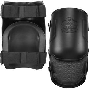 ProFlex 360 Hard Shell Hinged Knee Pads - Buckle, Foam, Rubber, Black