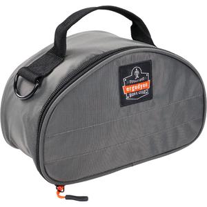 Clamshell Half Face Respirator Bag - Other, Arsenal 5187, Grey, Nylon & Polyester, 9" L x 4" W x 5" H (23 cm x 10 cm x 13 cm), 8.5" L x 3.25" W x 5" H (22 cm x 8 cm x 13 cm)