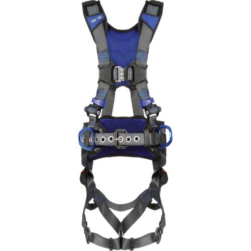 ExoFit™ X300 Comfort X-Style Positioning Construction Safety Harness - Work Positioning/Fall Arrest, AP, 420 lbs., Small/X-Small, Medium/Large, X-Large/2X-Large, Back - Side, Quick-Connect, Quick-Connect
