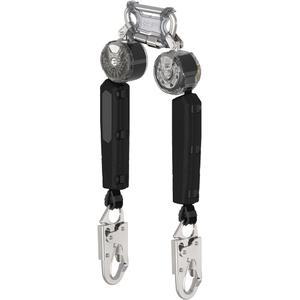 V-TEC™ Personal Fall Limiter - 6', 2, Web, Carabiner, Aluminum, Snap Hook, SRL