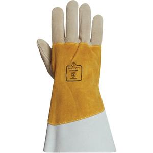 Endura® TIG Welding Gloves - 2X-Large/11, Small/7, Medium/8, Large/9, X-Large/10, Unlined, Grain Cowhide, ANSI Level 4 (260°C or 500°F)