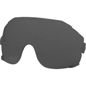 Eye Visor Replacement Lenses - 4-1/3", 8", Grey/Smoke, Meets/Exceeds CSA Z94.3/ANSI Z87.1