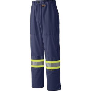 6003P Traffic Safety Pants - Navy Blue, Silver/Yellow, X-Small, Small, Medium, Large, X-Large, 2X-Large, 3X-Large, 4X-Large, Polyester