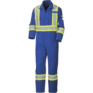 5552 Flame-Gard® FR/Arc-Rated Coverall - 36, 38, 40, 42, 44, 46, 48, 50, 52, 54, 56, 58, 60, Royal Blue, 9.1 cal/cm², ASTM F1506, 2