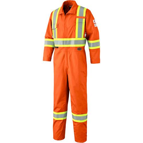 7702T FR-Tech® Arc-Rated Coverall - 40 (Tall), 42 (Tall), 44 (Tall), 46 (Tall), 48 (Tall), 50 (Tall), 52 (Tall), 54 (Tall), 56 (Tall), 58 (Tall), 60 (Tall), 62 (Tall), 64 (Tall), 66 (Tall), High Visibility Orange