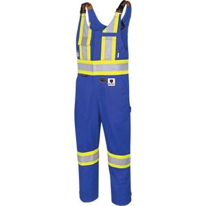 7714 FR-Tech® Flame-Resistant Overalls - Small, Medium, Large, X-Large, 2X-Large, 3X-Large, 4X-Large, 5X-Large, Royal Blue, 10 cal/cm², ASTM F1506, 2, 60 Days