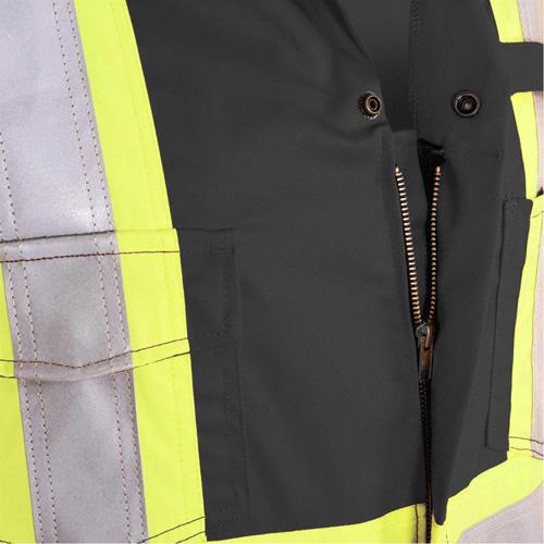 7702BKT FR-Tech® Arc-Rated Coverall - 40 (Tall), 42 (Tall), 44 (Tall), 46 (Tall), 48 (Tall), 50 (Tall), 52 (Tall), 54 (Tall), 56 (Tall), 58 (Tall), 60 (Tall), 62 (Tall), 64 (Tall), 66 (Tall), Black, 10 cal/cm² - Image 4
