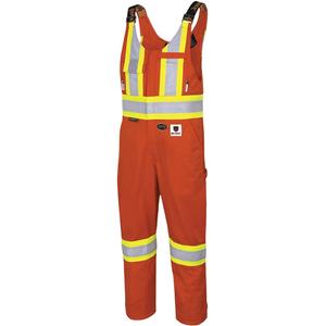 7712 FR-Tech® Flame-Resistant Overalls - Small, Medium, Large, X-Large, 2X-Large, 3X-Large, 4X-Large, 5X-Large, High Visibility Orange, 10 cal/cm², ASTM F1506, 2, 60 Days
