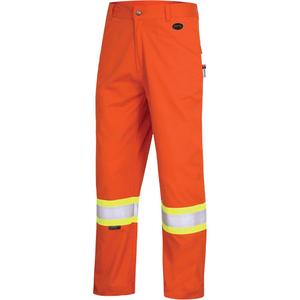 7763 FR-Tech® 88/12 Arc Rated High-Visibility Safety Pants - 40, 34, High Visibility Orange, NFPA 70E/ASTM F1506/NFPA 2112, 9.7 cal/cm², 2, CGSB 155.20-2017, CSA Z462-2021, CSA Z96-22 Class 3 Level 2 and Class 3 Level FR when worn with Class 2 Level 2 and Class 2 Level FR top