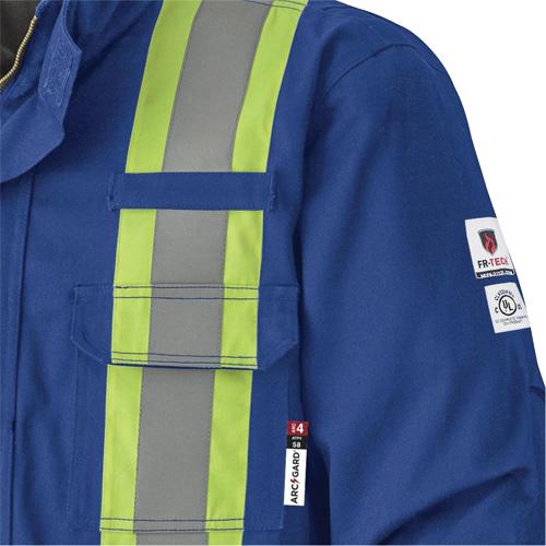 5523 Flame-Resistant Safety Parka - Small, Medium, Large, X-Large, 2X-Large, 3X-Large, 4X-Large, 5X-Large, Royal Blue, 58 cal/cm², ASTM F1506, 4 - Image 5