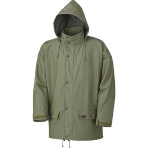 D7000 Stretch Rain Jacket - Polyurethane, X-Small, Small, Medium, Large, X-Large, 2X-Large, 3X-Large, 4X-Large, 5X-Large, Green
