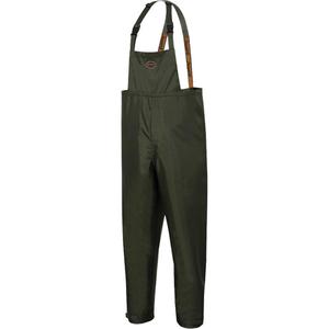 D8120P Nailhead Ripstop Tree Planter Bib Pants - Polyester/PVC, X-Small, Small, Medium, Large, X-Large, 2X-Large, 3X-Large, 4X-Large, 5X-Large, Green