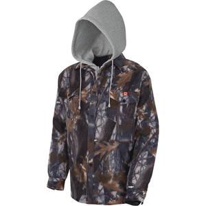 415CM Quilted Hooded Shirt - Boa/Polar Fleece, X-Small, 3X-Large, 4X-Large, Multi-Colour, Men's, Camouflage, 4